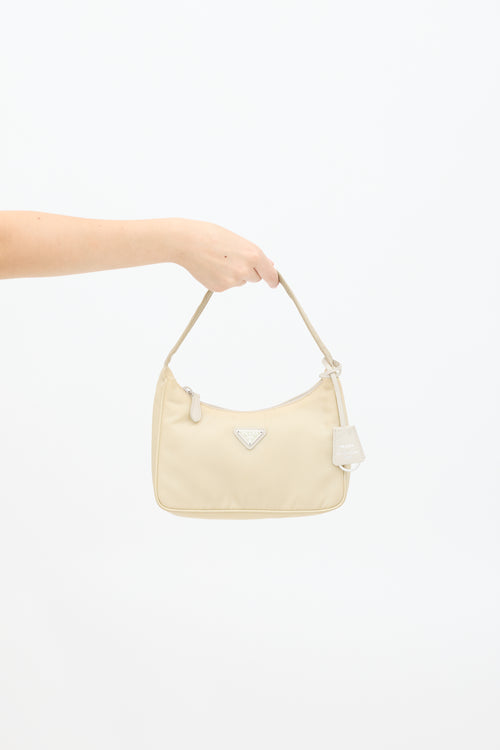 Prada Beige Re-Nylon Re-Edition 2000 Bag