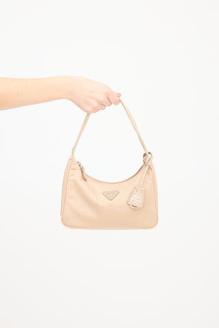 Prada Beige Re-Nylon Re-Edition 2000 Bag