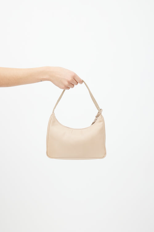 Prada Beige Re-Nylon Re-Edition 2000 Mini Shoulder Bag