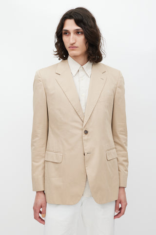 Prada Beige Three Pocket Blazer