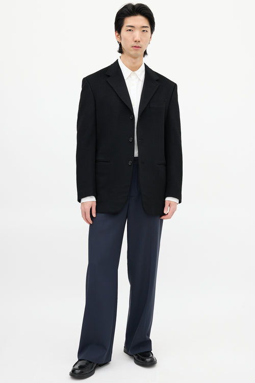 Prada Black Cashmere Blazer