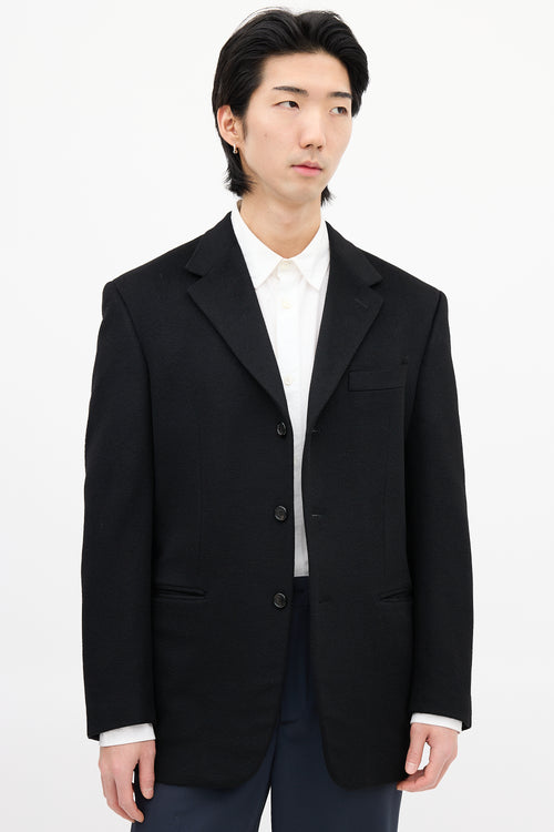 Prada Black Cashmere Blazer