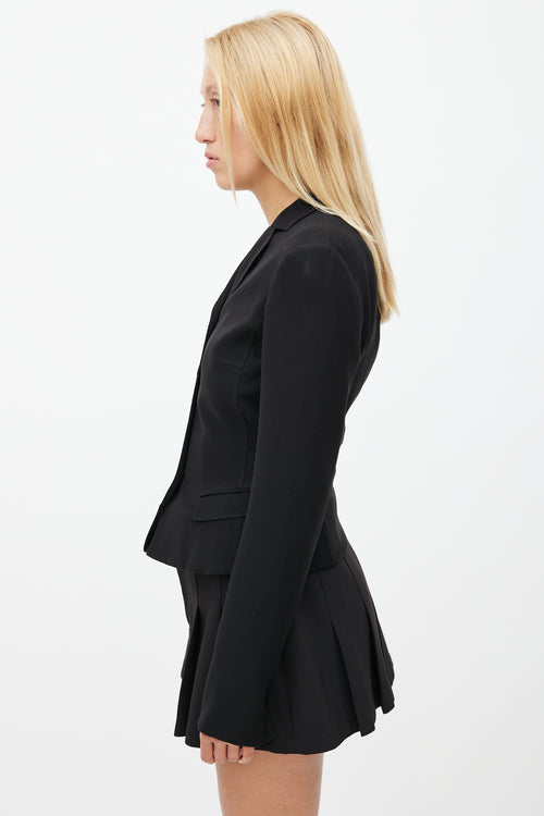 Prada Black Cropped Blazer