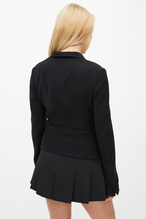 Prada Black Cropped Blazer