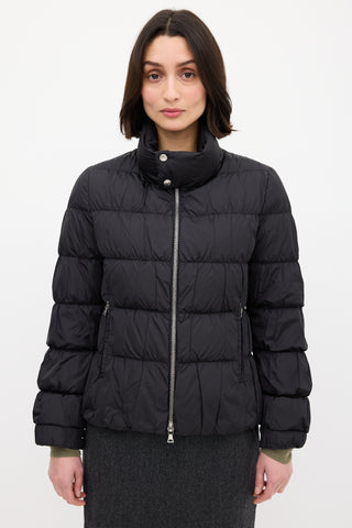 Prada Black Down 
Nylon Puffer Jacket