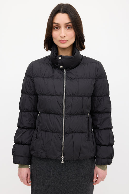 Prada Black Down 
Nylon Puffer Jacket