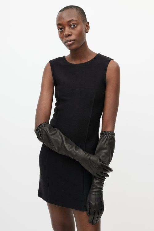 Prada Black Leather Glove