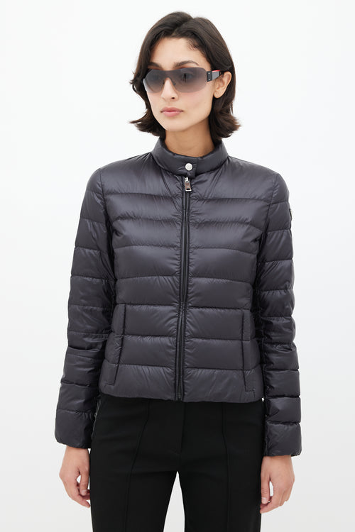 Prada Black Logo Down Jacket