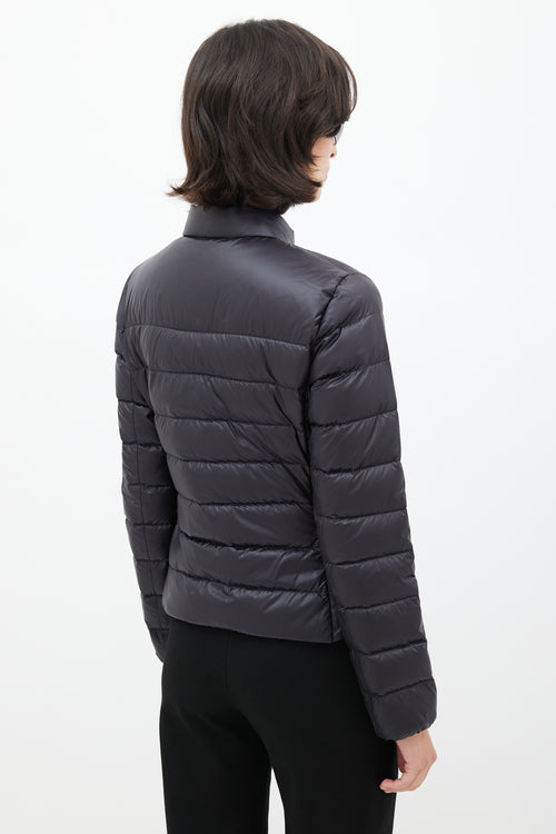 Prada Black Logo Down Jacket