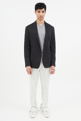 Prada Black Nylon Blazer