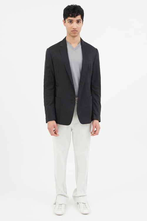 Prada Black Nylon Blazer