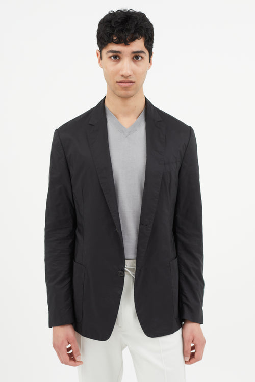 Prada Black Nylon Blazer