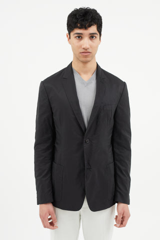 Prada Black Nylon Blazer