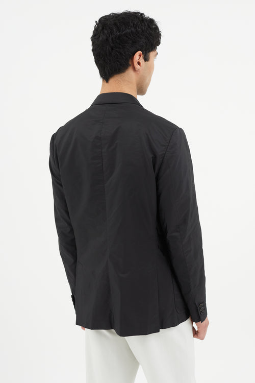 Prada Black Nylon Blazer