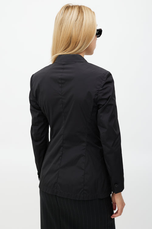 Prada Black Nylon Blazer