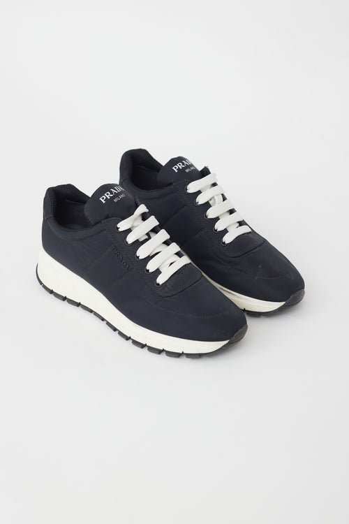 Prada Black Nylon Piuma Runner Sneaker