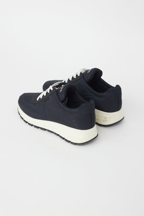 Prada Black Nylon Piuma Runner Sneaker