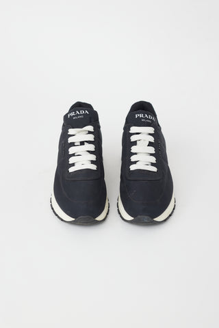 Prada Black Nylon Piuma Runner Sneaker