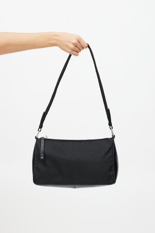 Prada Black Nylon Shoulder Bag