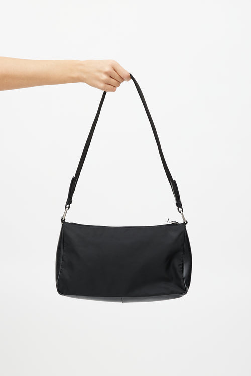 Prada Black Nylon Shoulder Bag