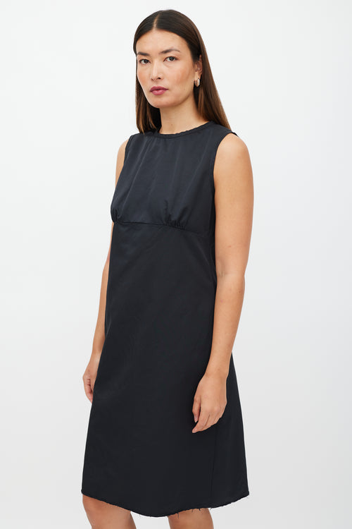 Prada Black Nylon Sleeveless Dress