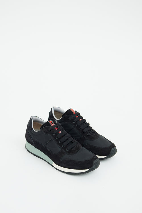 Prada Black Nylon Sneaker