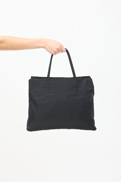 Prada Black Tessuto Nylon City Tote Bag