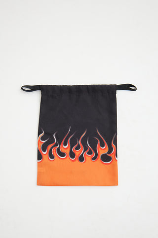 PradaBlack 
Orange Flame Dustbag