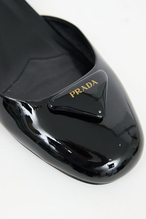 Prada Black Patent Mary Jane Heel