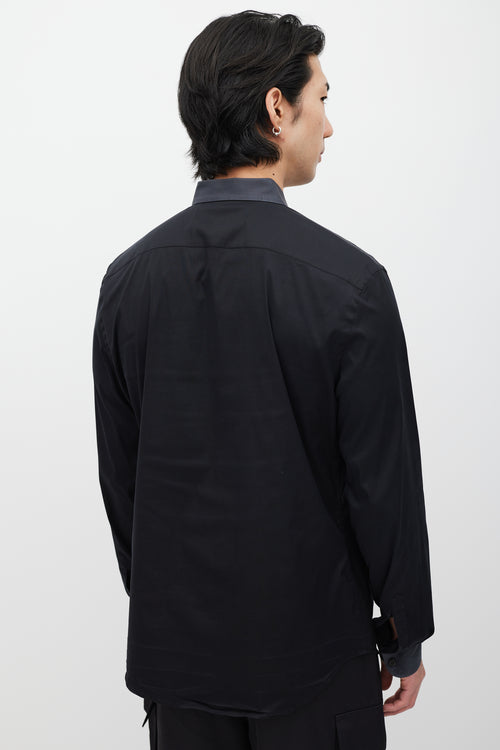 Prada Black Poplin Shirt