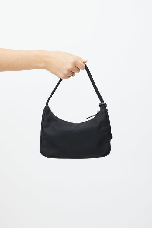 Prada Black Re-Nylon Re-Edition 2000 Bag