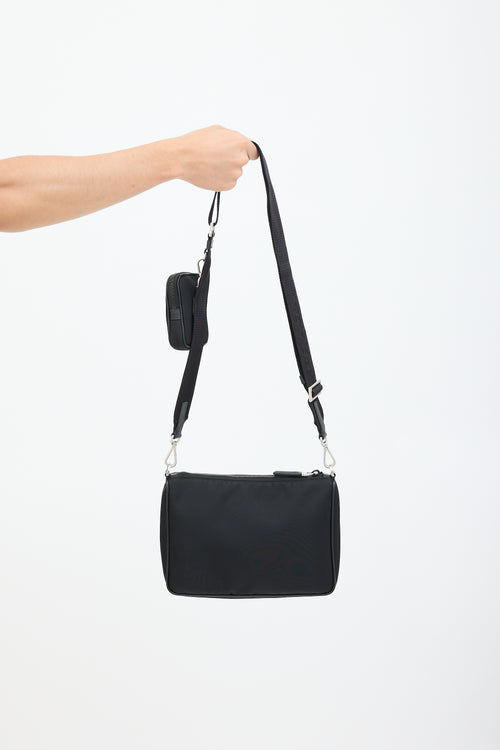 Prada Black Re-Nylon Saffiano Bag