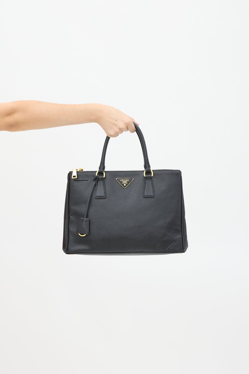 Prada Black Saffiano Leather Galleria Bag