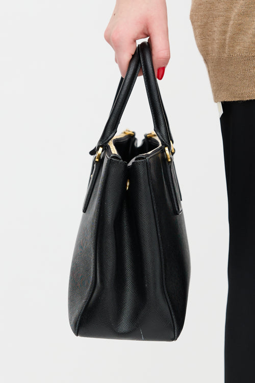 Prada Black Saffiano Leather Galleria Bag