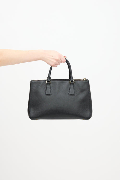 Prada Black Saffiano Leather Galleria Bag