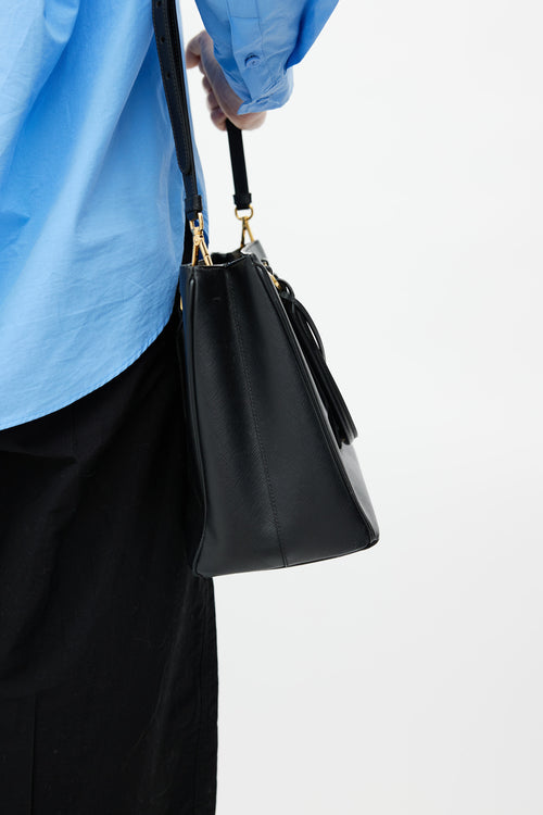 Prada Black Saffiano Leather Galleria Bag