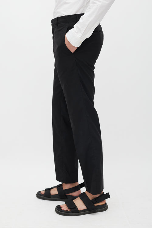 Prada Black Straight Leg Trouser