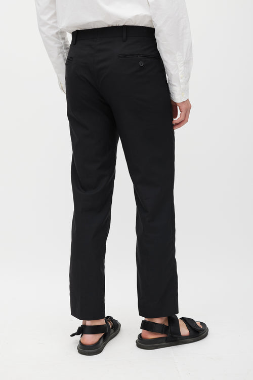 Prada Black Straight Leg Trouser