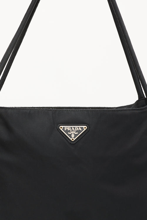 Prada Black Tessuto Nylon Tote Bag