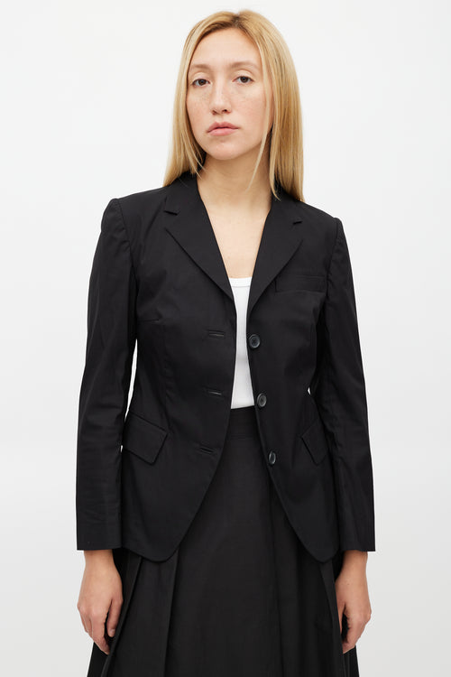 Prada Black Three Pocket Blazer