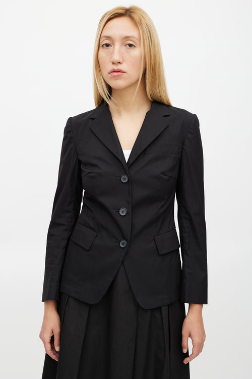 Prada Black Three Pocket Blazer