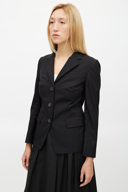 Prada Black Three Pocket Blazer