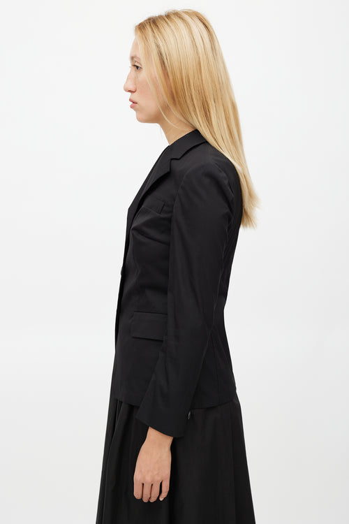 Prada Black Three Pocket Blazer