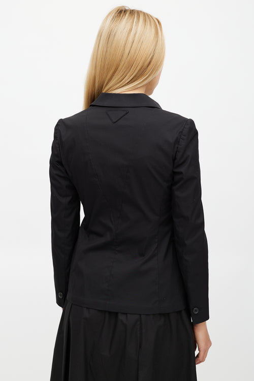 Prada Black Three Pocket Blazer