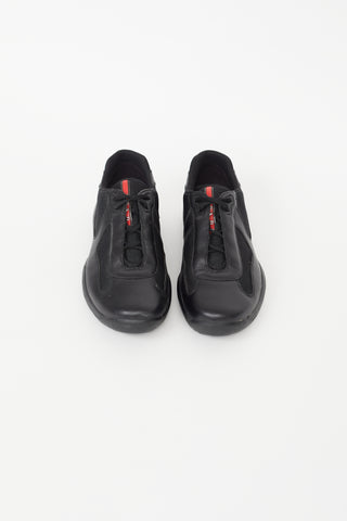 Prada Black Americas Cup Sneaker