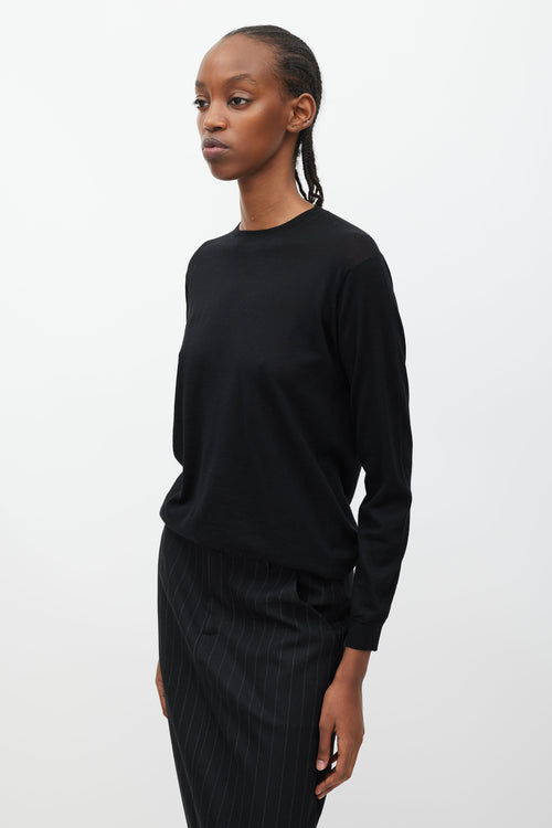 Prada Black Rounded Neck Sweater