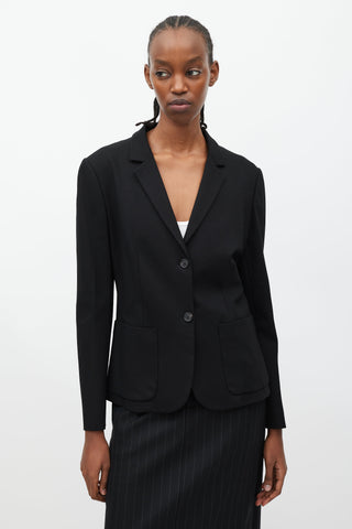 Prada Black Two Pocket Blazer