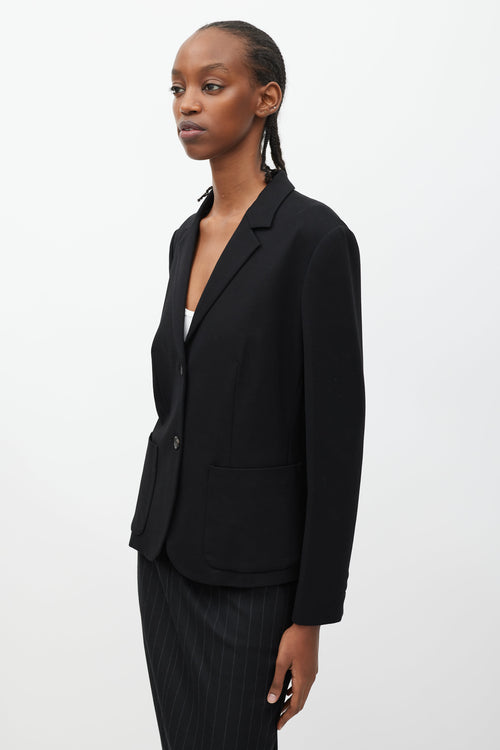 Prada Black Two Pocket Blazer