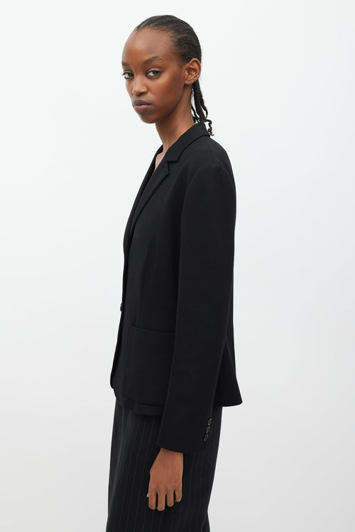 Prada Black Two Pocket Blazer