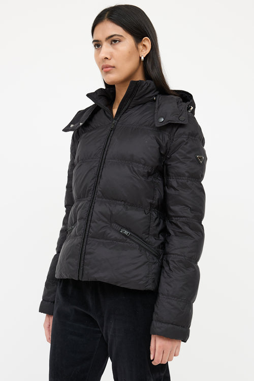 Prada Down Puffer Zip Jacket